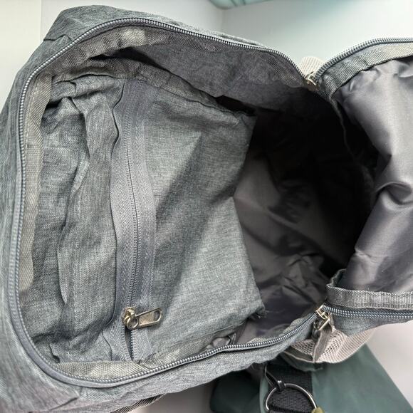 Foldable Lightweight Travel Backpack Dark Gray Packable with Pockets NWOT unisex - Picture 8 of 8